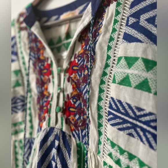 NWT Anthropologie–Verb by Pallavi Singhee Sylvia Babydoll Blouse - Picture 8 of 13